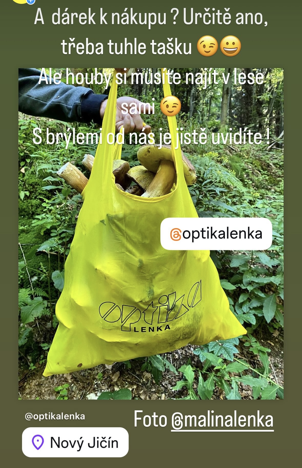 Taška z Optiky Lenka 